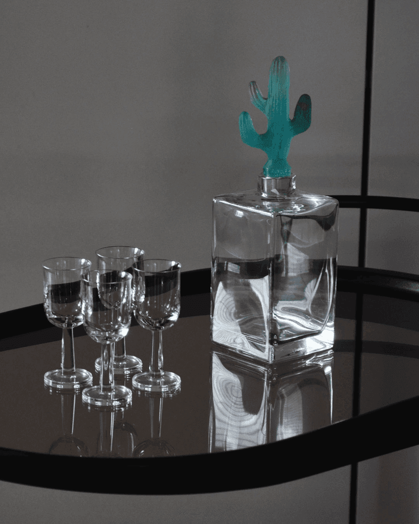 Daum Cactus Decanter - Image 1 of 5