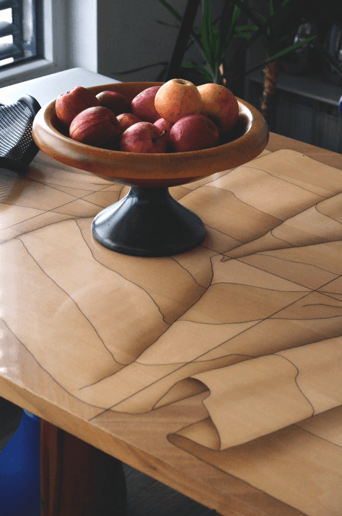 Sculptural Wooden Bowl - Image 1 of 2